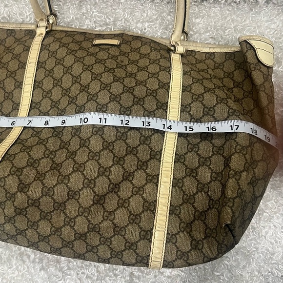 GUCCI GG Plus Monogram Medium Joy Tote Off White - Picture 11 of 16